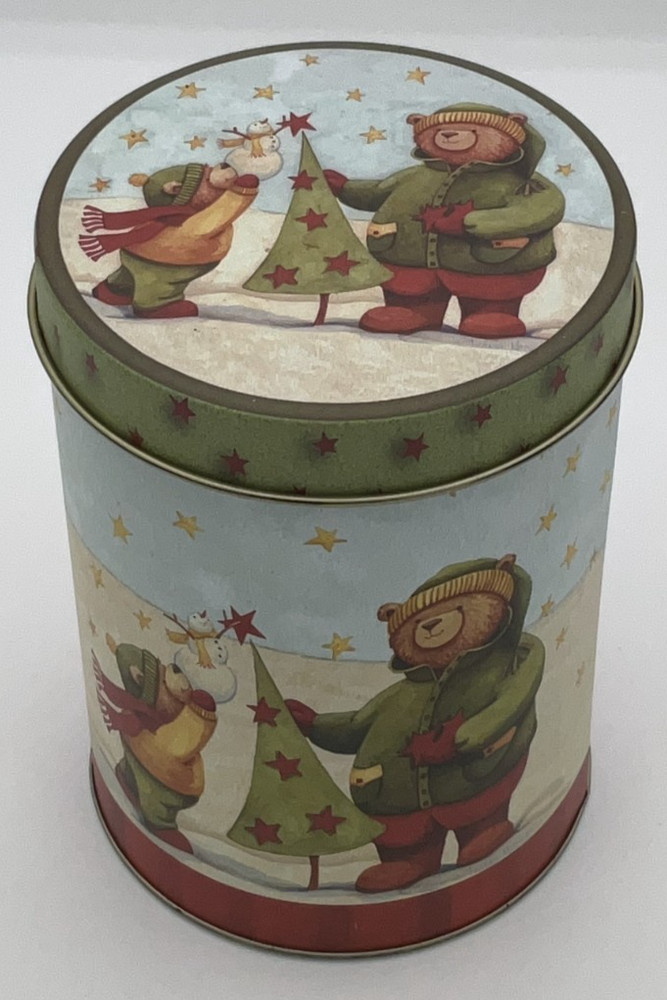 Christmas Cookie Candy Tin