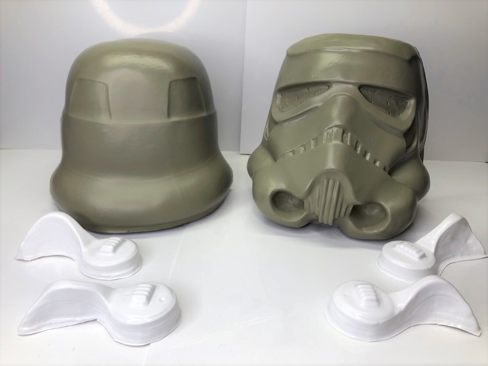Stormtrooper Helmet (Polypropylene/HDPE) Full Kit. Screen Accurate