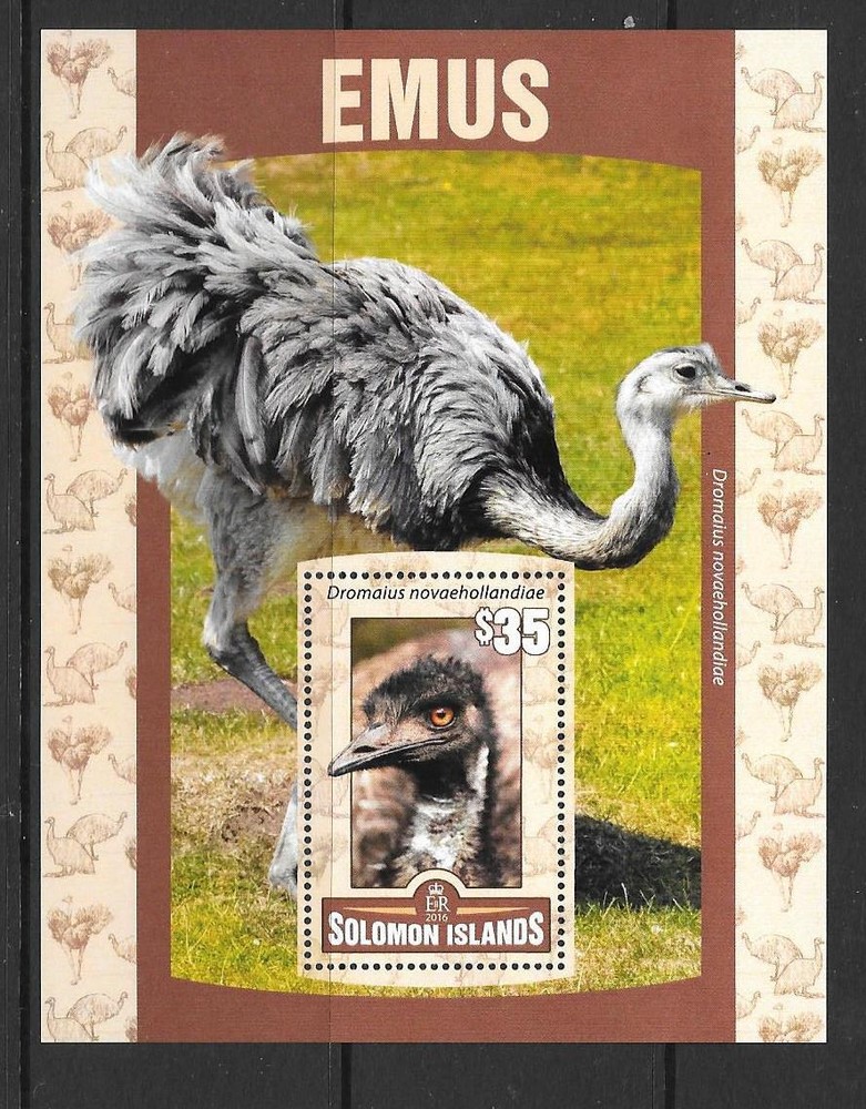 SOLOMON ISLANDS 2016 EMUS(2) MNH