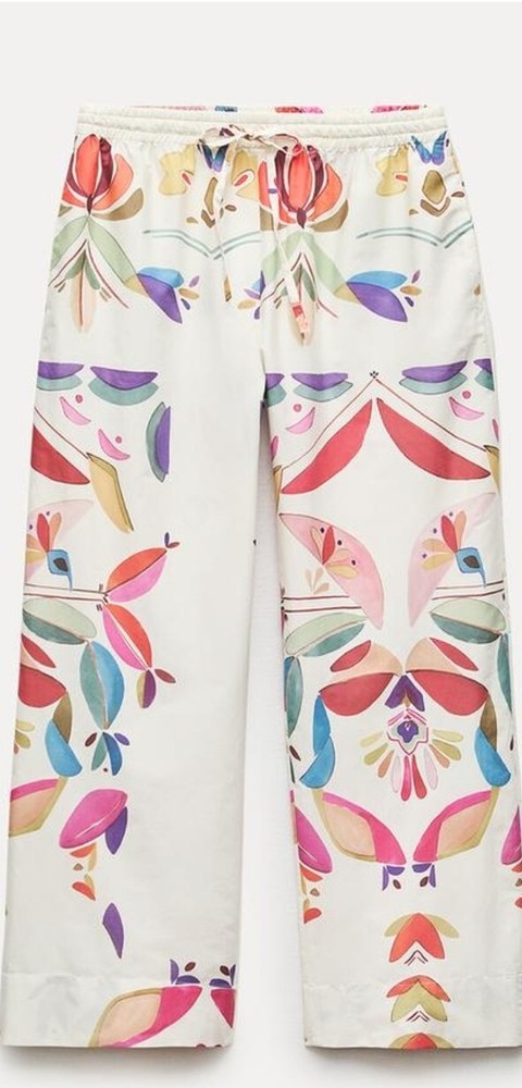 ZARA Printed Trousers Size M 2903/047