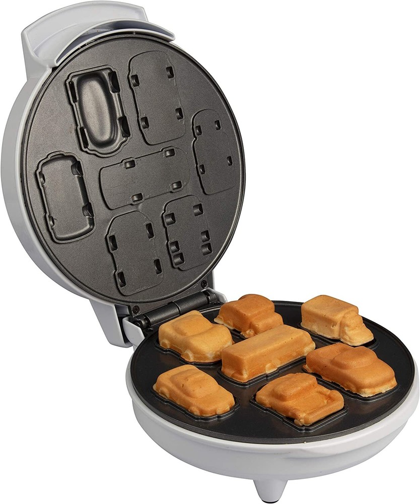Waffle Wow Car Mini Waffle Maker- Make 7 Fun Different Vehicles Shaped Waffles