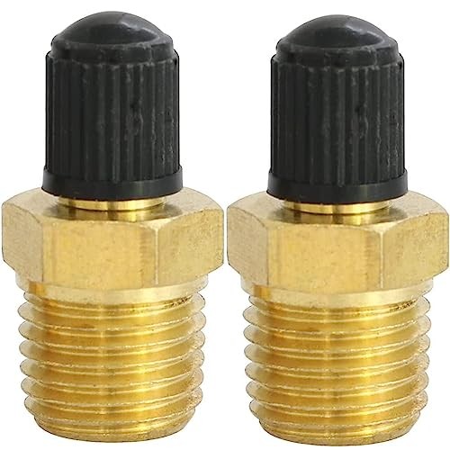 Air Compressor Valve Core Schrader 1/4 NPT 2 Pack