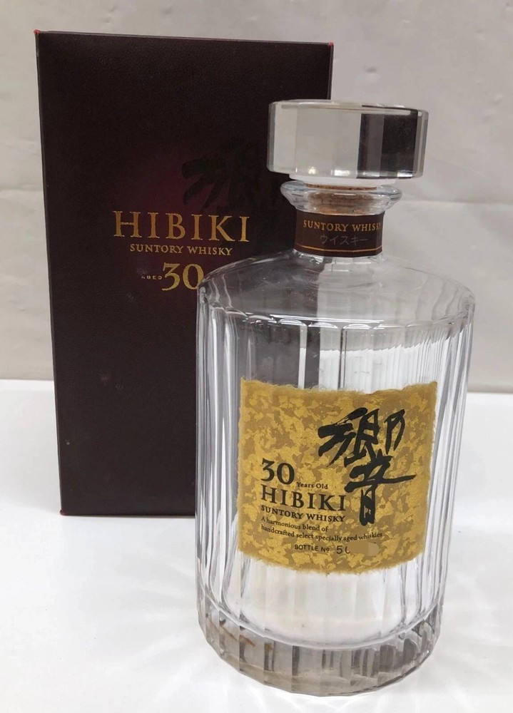 Suntory HIBIKI 30 year bottle empty with original BOX whisky From Japan
