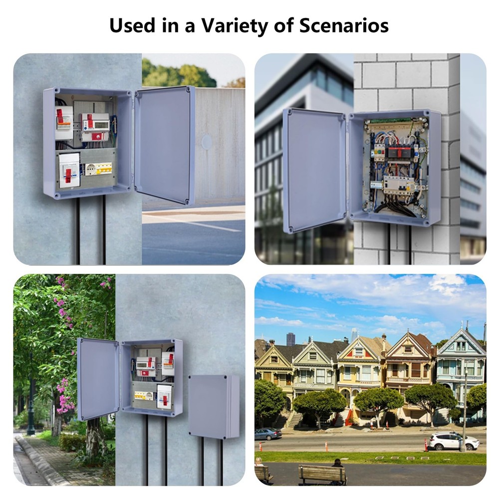 ABS Plastic Dustproof Waterproof Box IP65 Junction Boxes Project Junction Con...