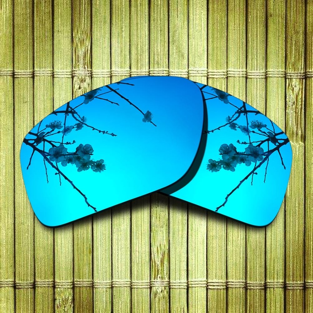 Black&Blue Replacement Lens for-Oakley Valve Polarized
