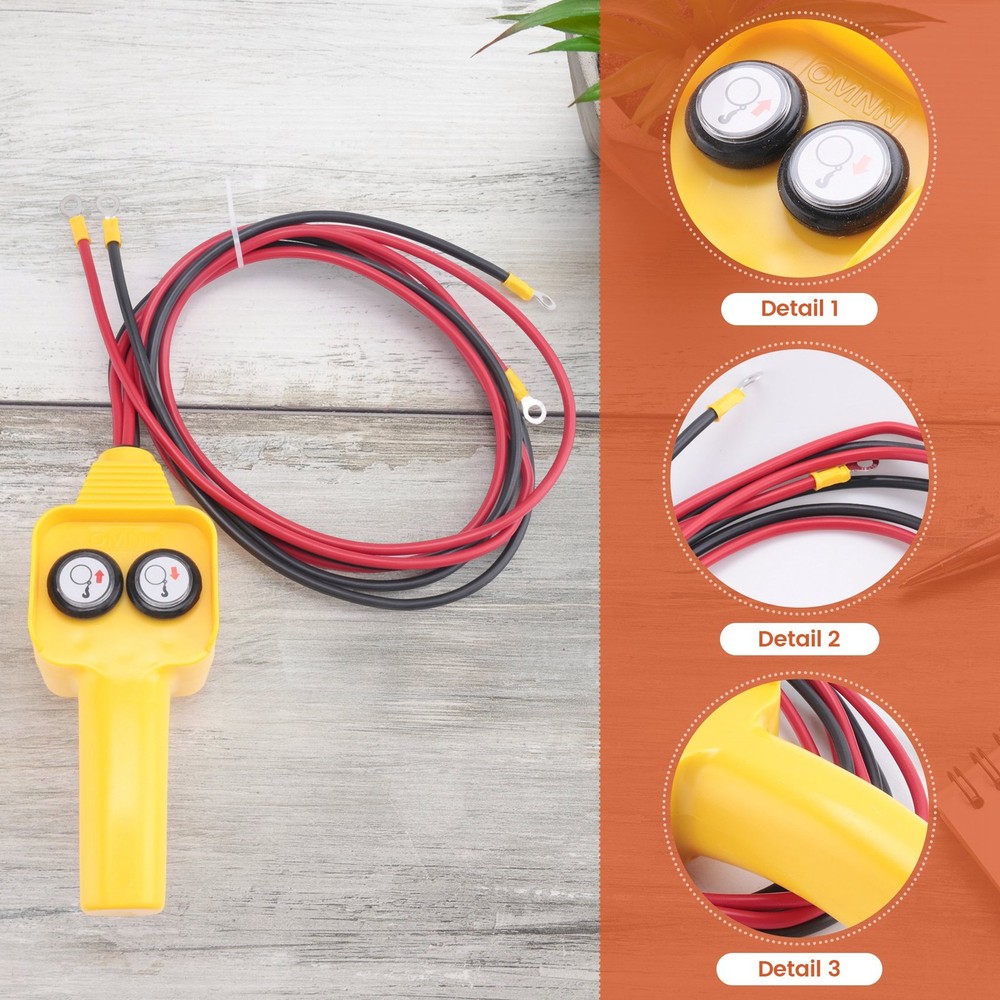 Car Winch Remote Control Winch Remote Control Button Kit Wired Winch7894