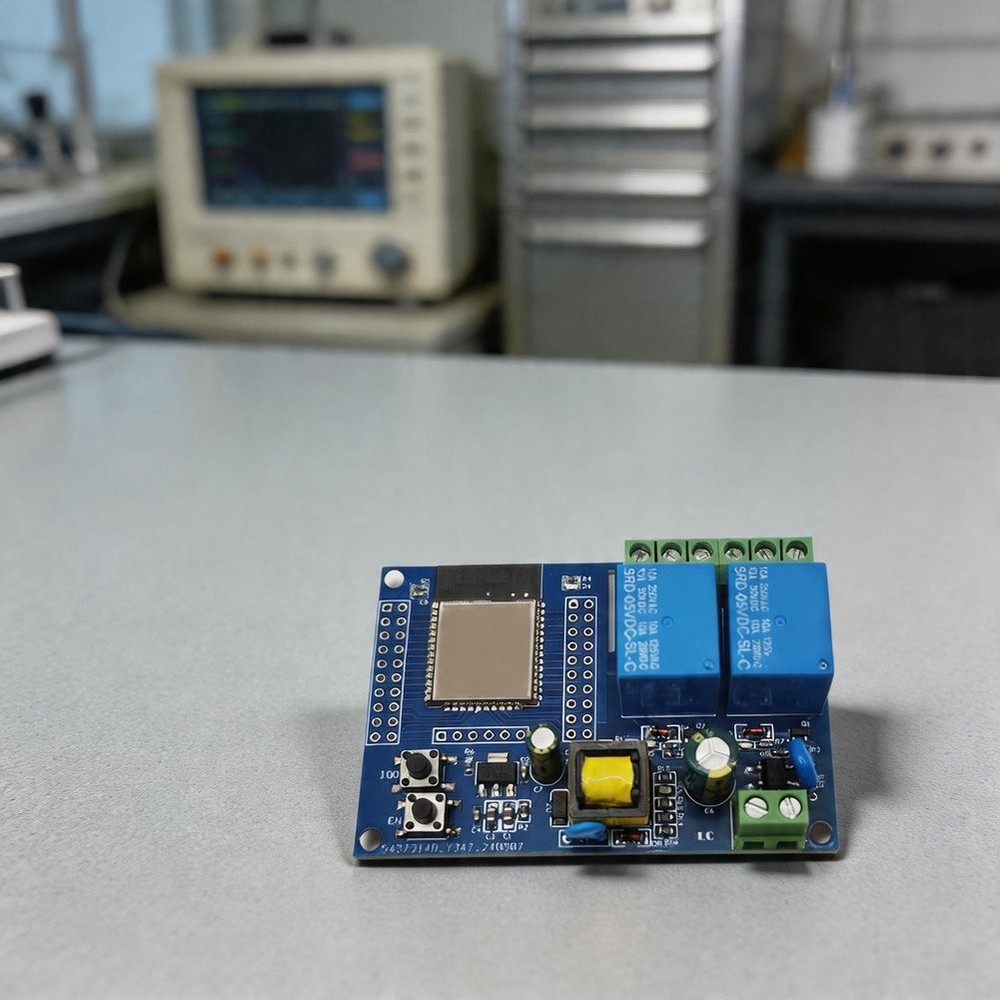 For ESP32-Based Dual Relay Board for Prototyping and Smart Device Control
