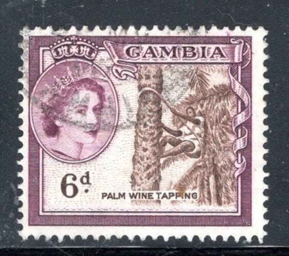 BRITISH GAMBIA STAMPS USED LOT 66BB