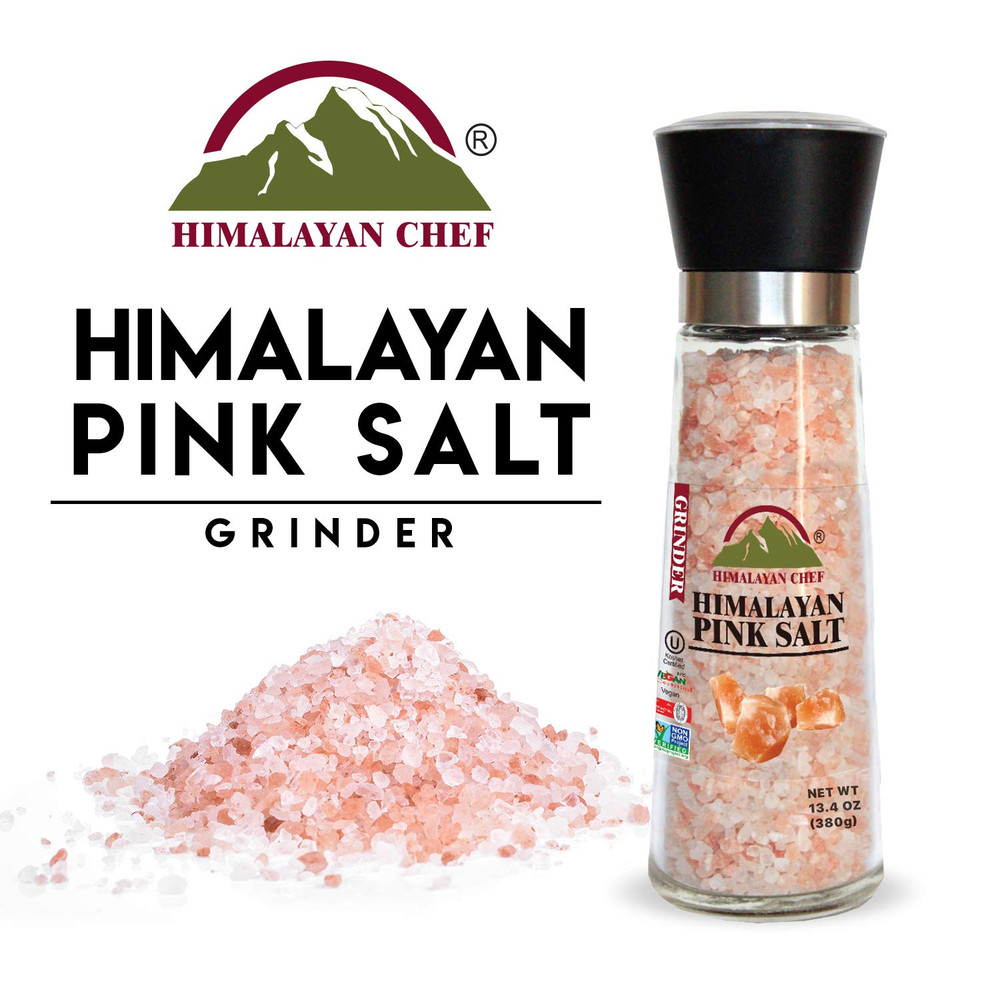 Salt Grinder, Refillable-13 Ounce