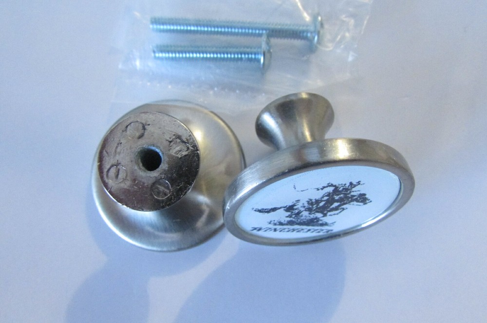 Winchester Cabinet Knobs, Winchester Cowboy Logo Cabinet Pulls / kitchen knobs