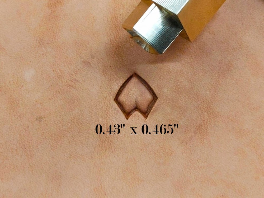 Dragon Scale Premium Brass Leather Stamp - TexasLeatherTools