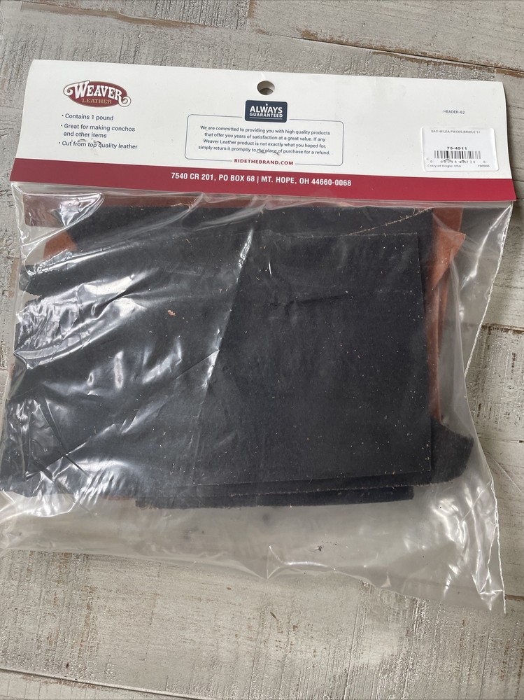 leather remnants 1 Pound Bridle