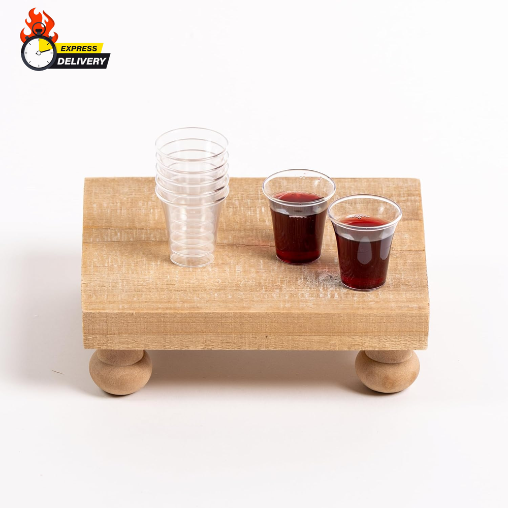 Plastic, Disposable, Recyclable Communion Cups, 1000 Count