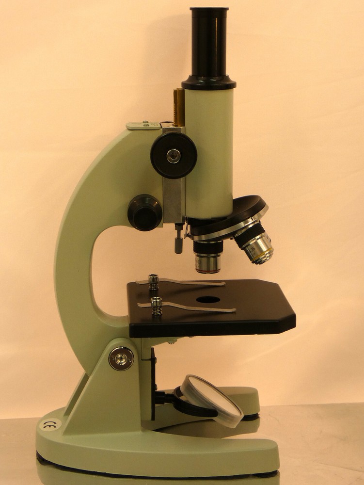 40-500X Biological Microscope Compound Monocular Field Metal Frame Student New