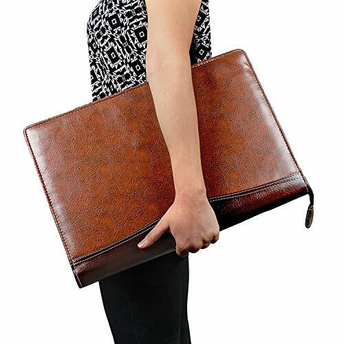 SecretDen Leatherette File Folders, Document Folder for Certificates, Size: B4