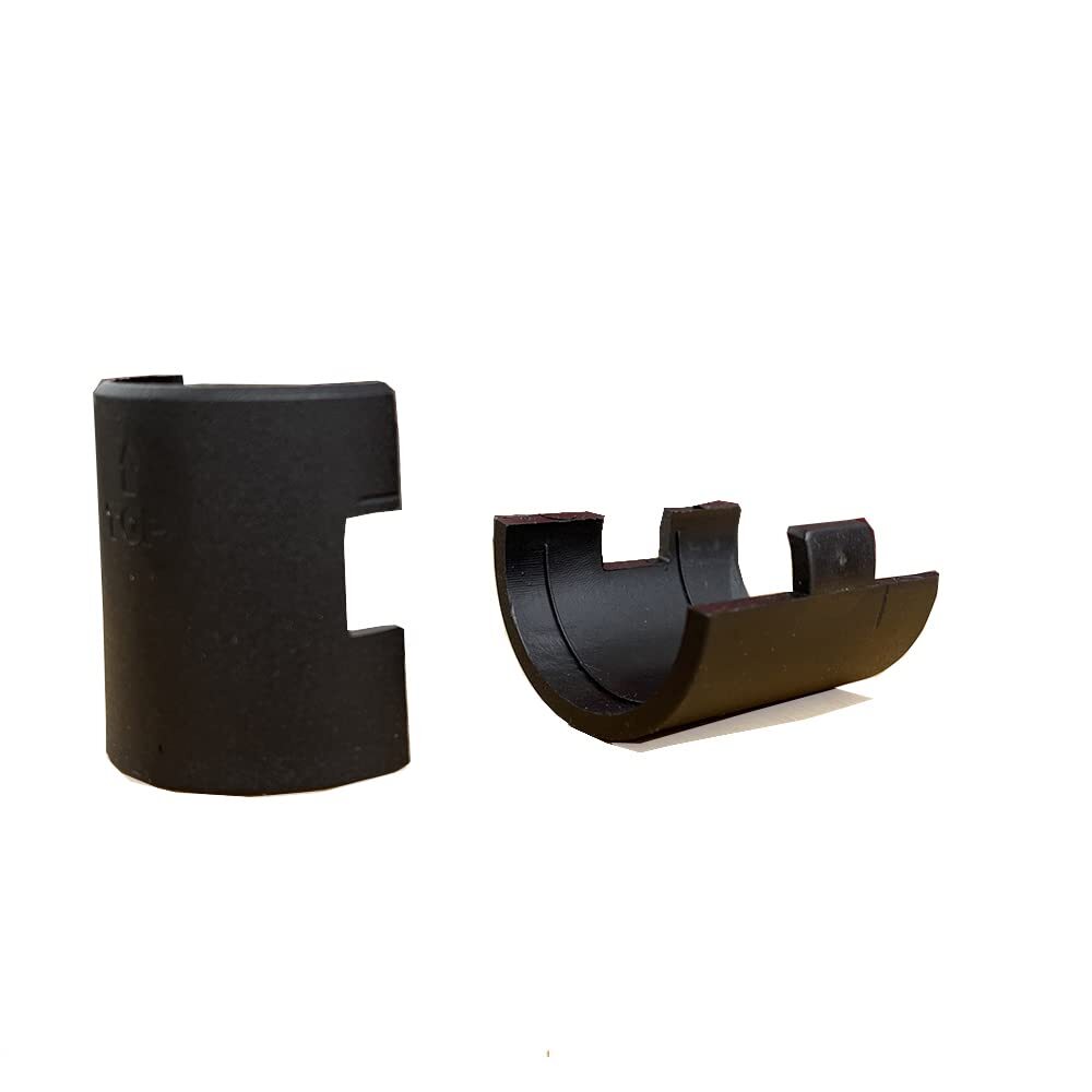 8 Pair 2 Set Shelf Pole Lock Clips Solid Plastic 38mm Wire Shelf Replacement ...