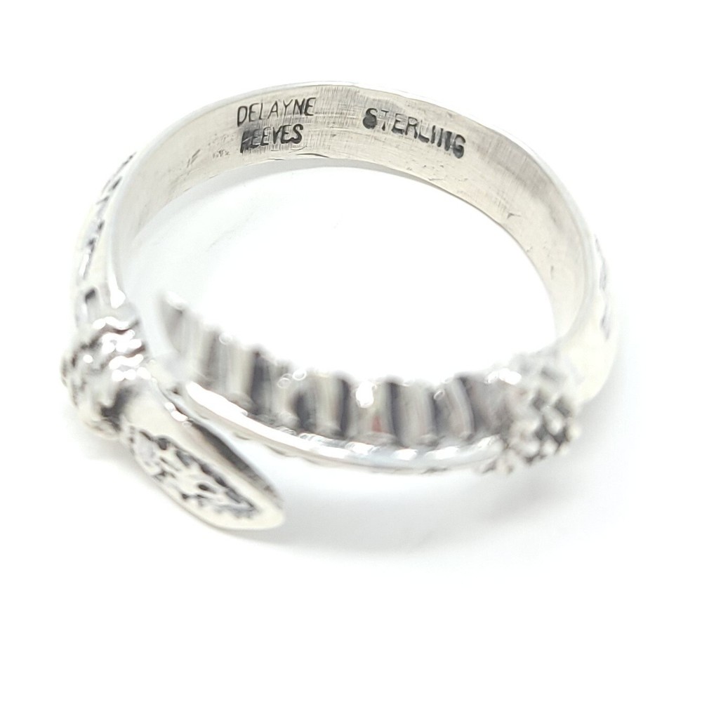 Delayne Reeves Navajo Sterling Silver Adjustable Triangle Wire Arrow Ring