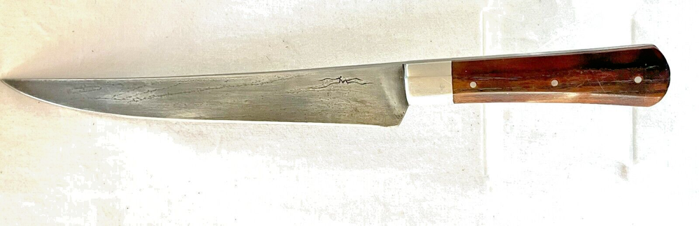 Frontier Side Knife with Hide Scabbard & Decorations