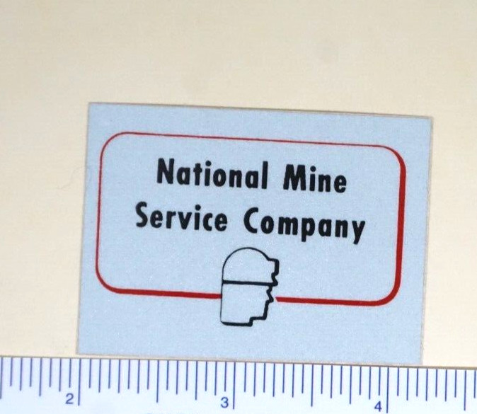 Coal Mining Sticker National Mine Service Company