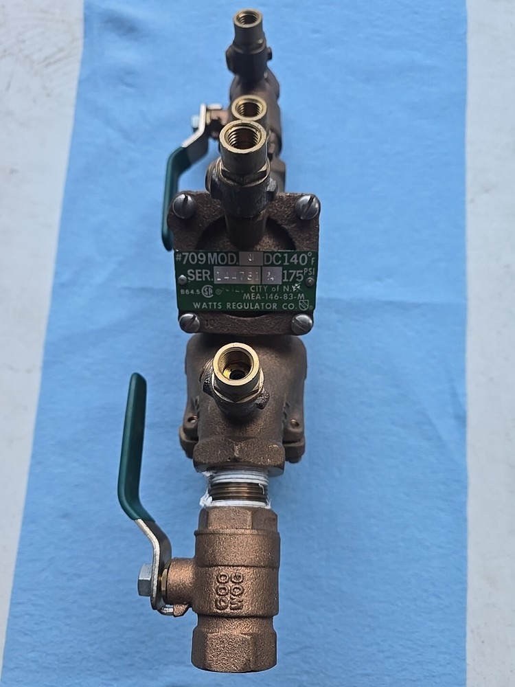WATTS Brass Body Water Pressure Regulator 3/4 #709 Model Q1?