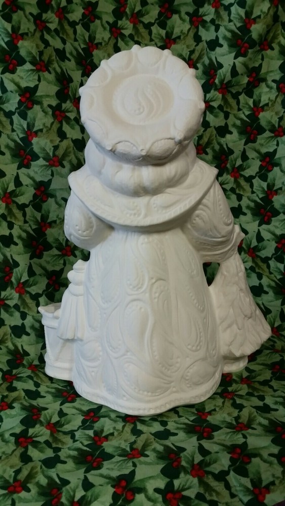 Ceramic Bisque ~~ Ready to Paint ~Gare~ Nut Cracker Santa