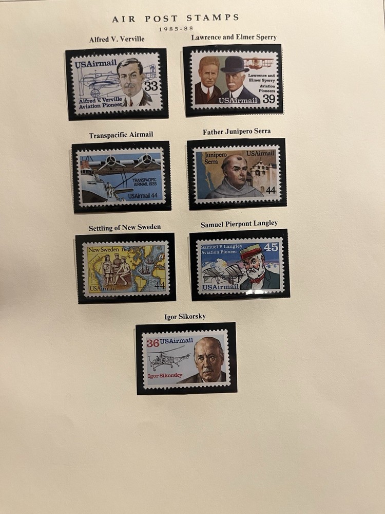 U.S. Air Post Stamps Airmail Collection