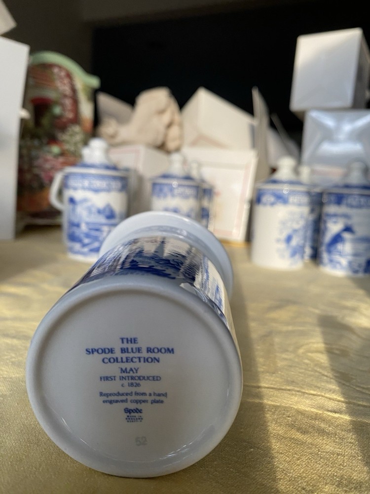 Spode Blue Room Collection Spice Jar - Cinnamon