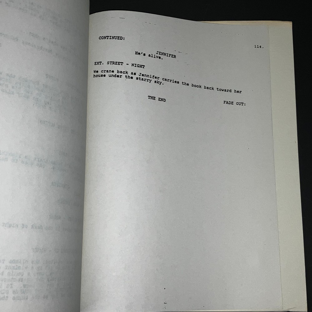 COOL WORD (9/7/90) Ralph Bakshi Live Action Animation 3rd Draft Agency Script ~