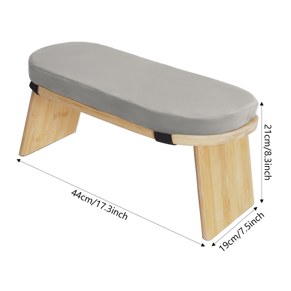 Foldable& Ergonomic Meditation Stool, Kneeling Meditation Bench