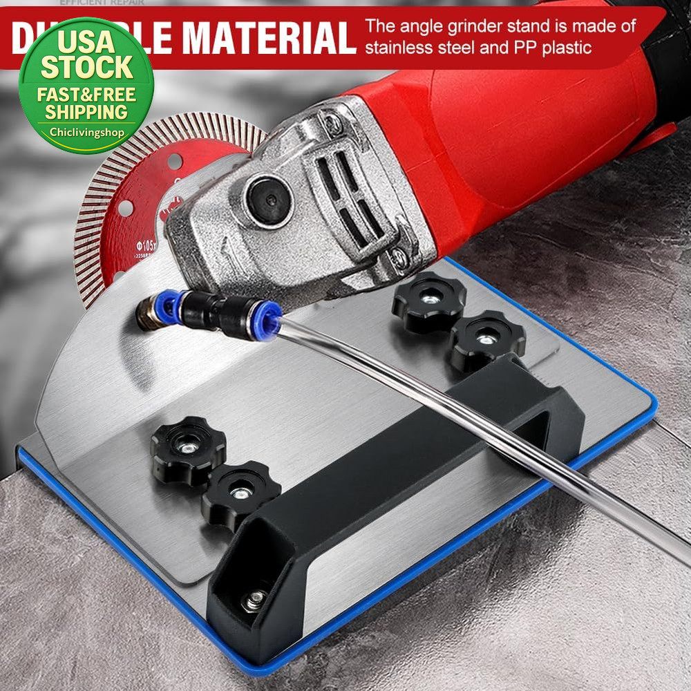 45 Degree Tile Chamfering Tool Angle Grinder Stand Durable Adjustable Kit