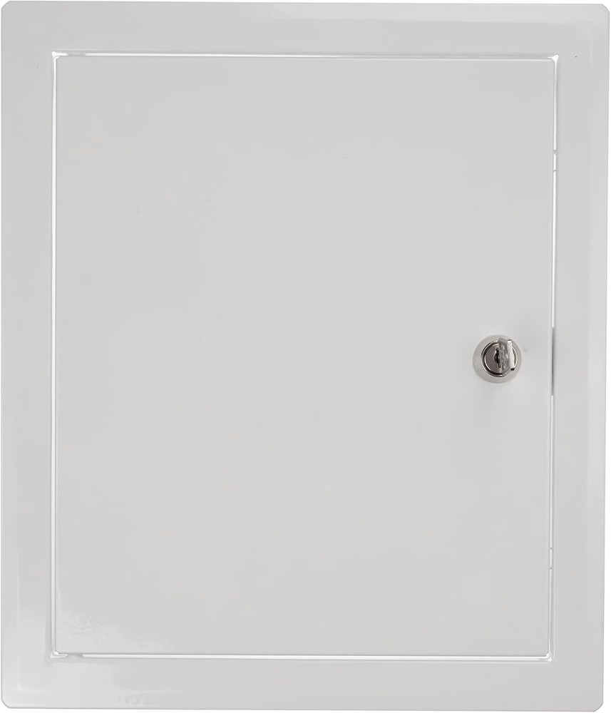 Lockable 10" x 12" Metal Access Panel for Easy Electrical & Plumbing Access