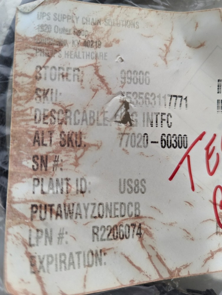 Philips 77020-60300 ECG interface cable