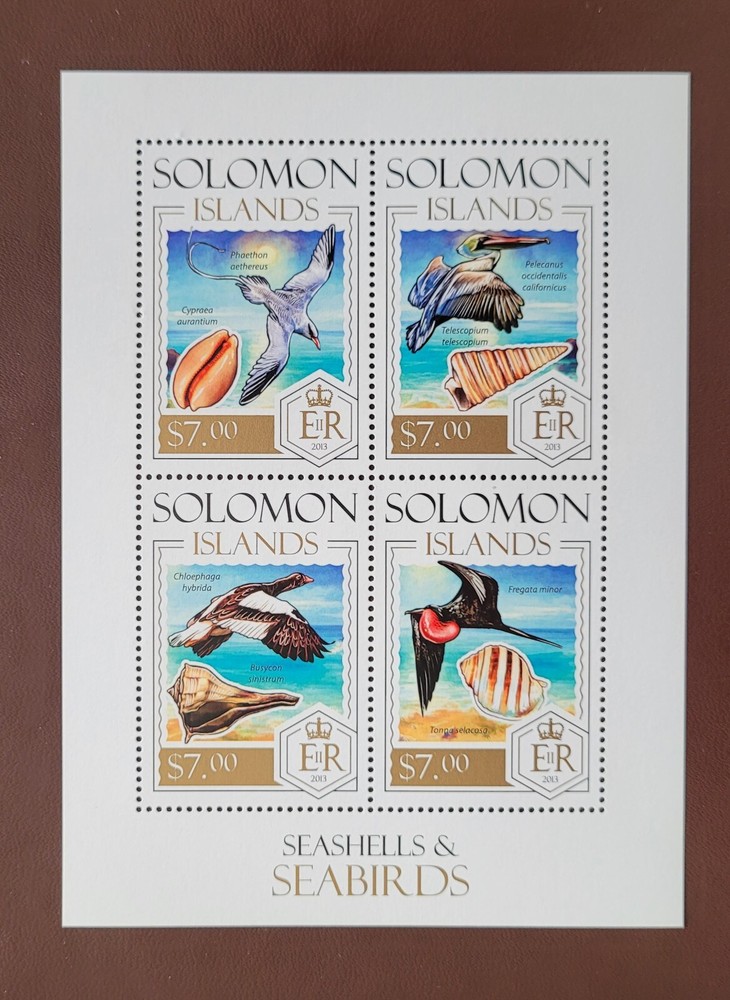 Solomon Island 2013 / Seabirds  / 4v ms