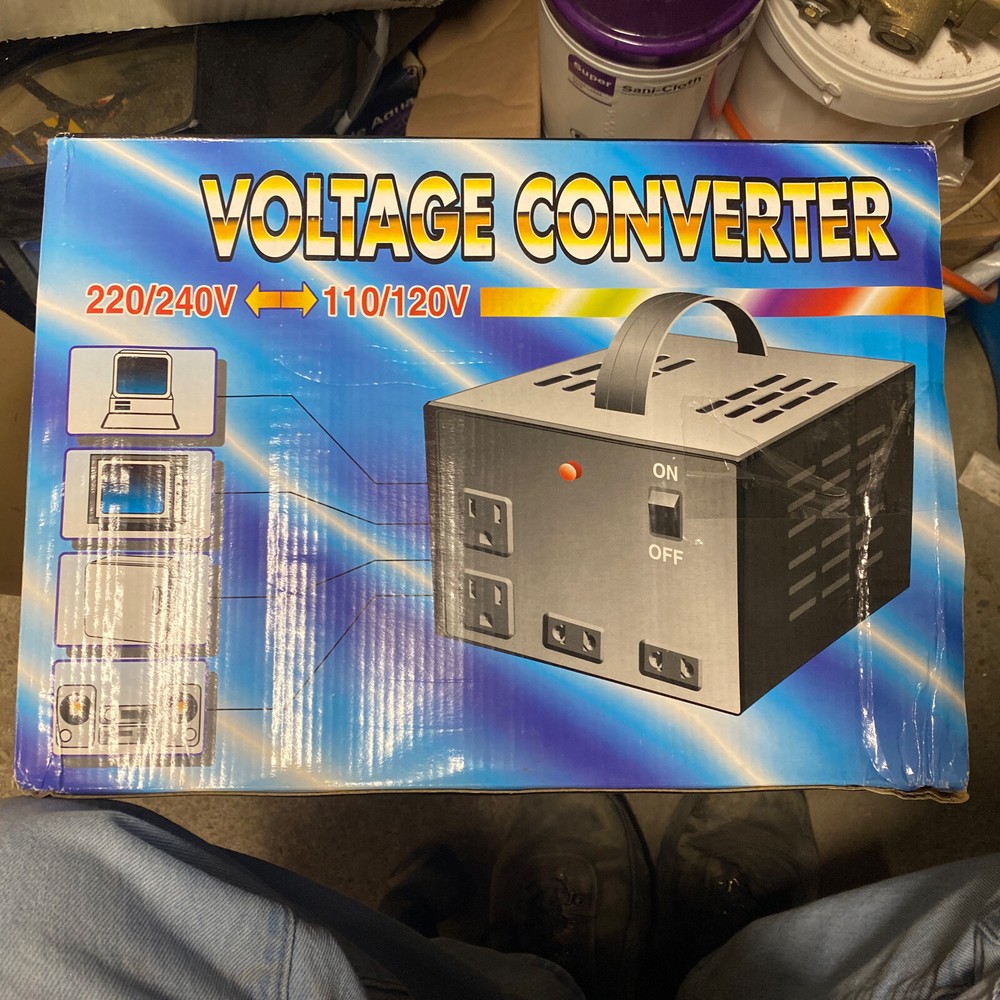 Simran, Up/Down Voltage Converter Transformer, Model#SM-2000DE, 2000 Watt Max