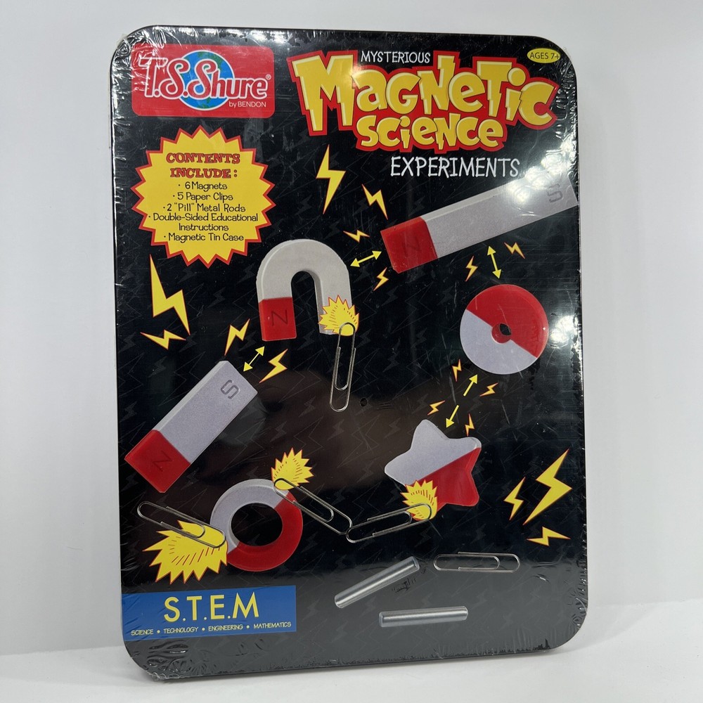 Bendon TS Shure Educational Magnetic Science Experiment Learning Tin