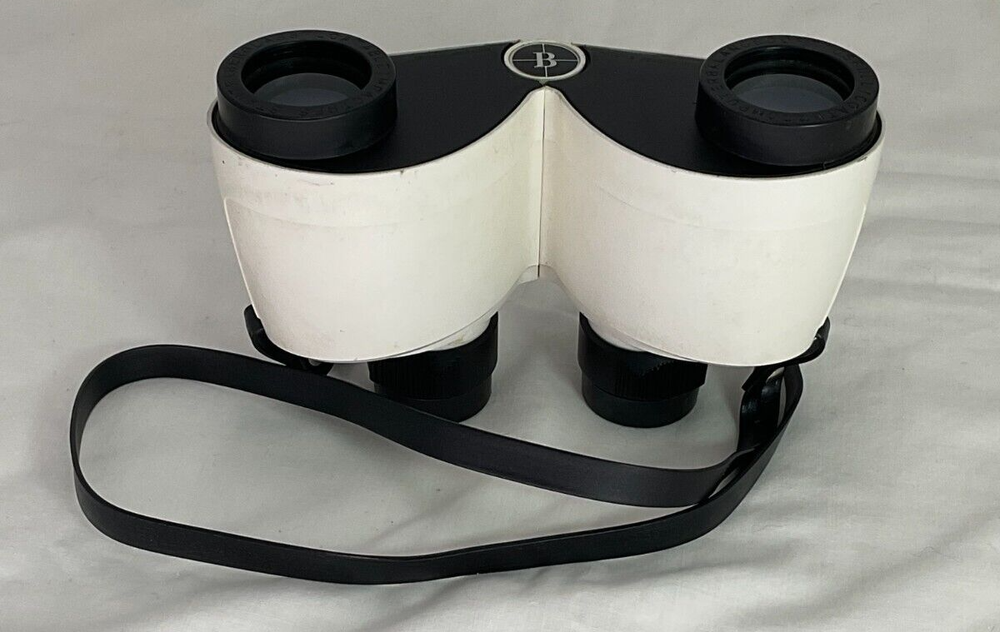 Vintage Bushnell Expo Extra Power Thumb Focus Binoculars with Strap