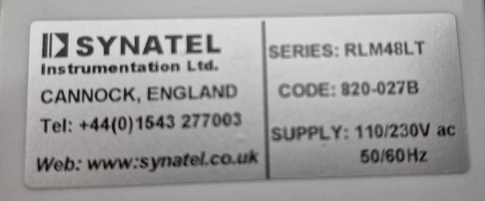 SYNATEL RLM48LT Control Module