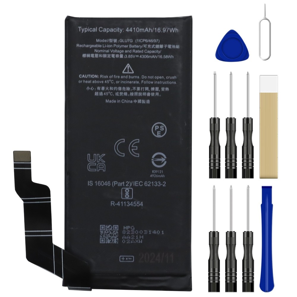 Battery Replacement for Google Pixel 6a GLU7G 4410mAh