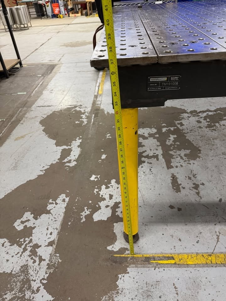 4' x 8' Strong Hand Table - Buildpro Welding Table