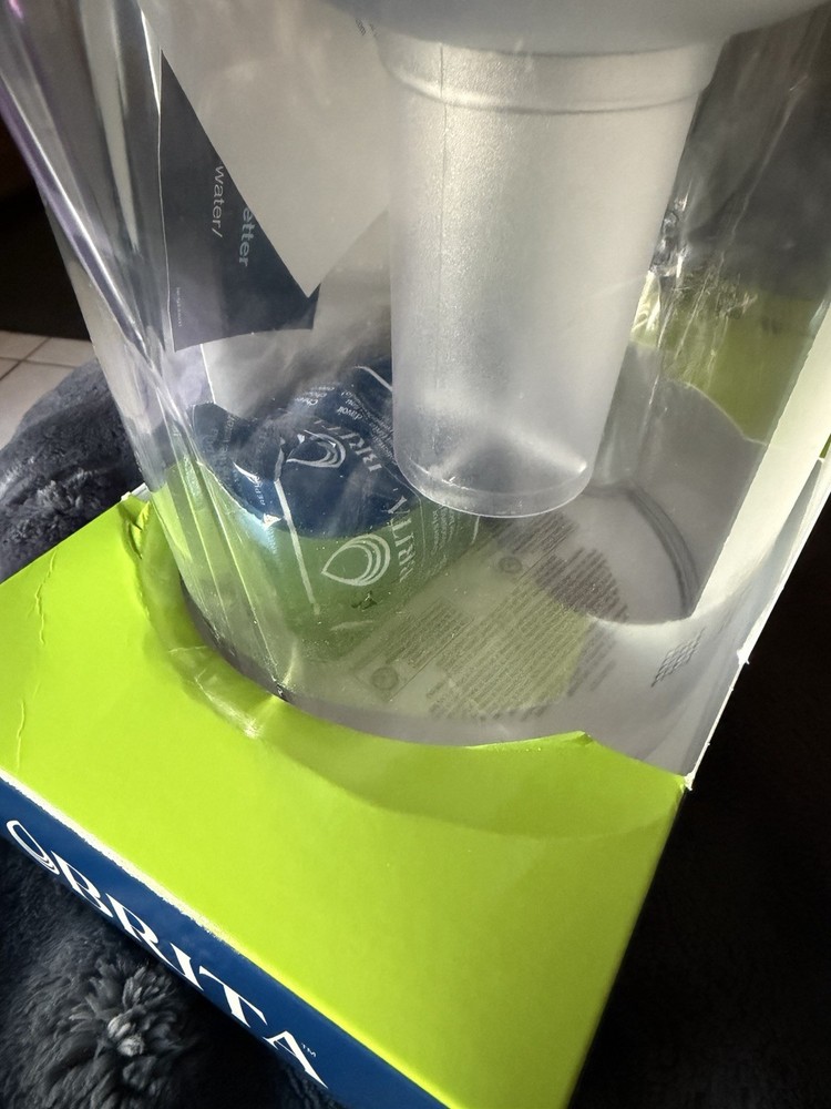 Brita Large 10 Cup Water Filter Pitcher W/ Brita Elite Filter White NEW SEALED
