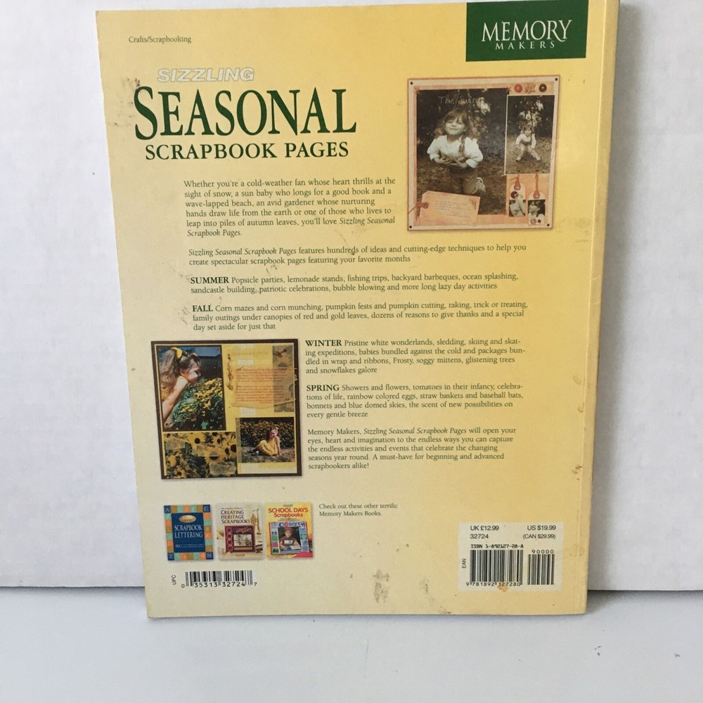 Sizzling seasonal Scrapbook Guide Memory Makers