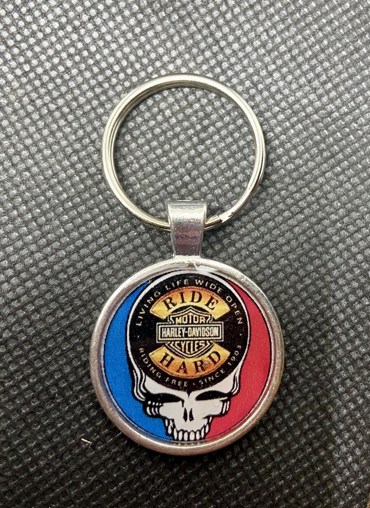 Grateful Dead/Harley Davidson Keychain