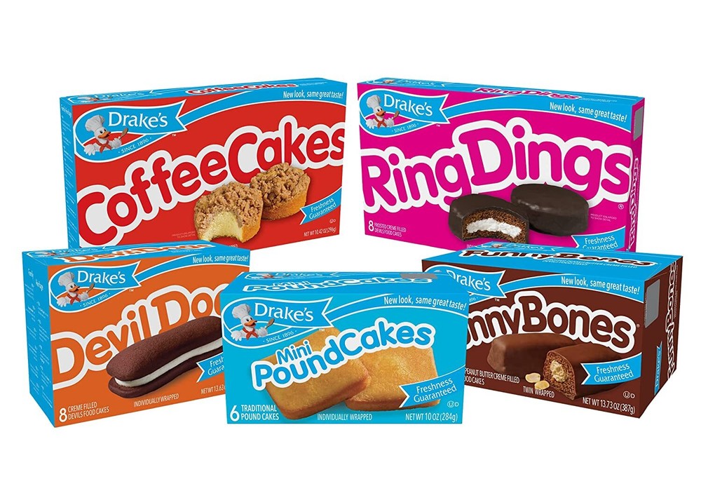 Drake's Variety Pack - Includes Coffee Cakes, Ring Dings, Devil Dogs, and more!