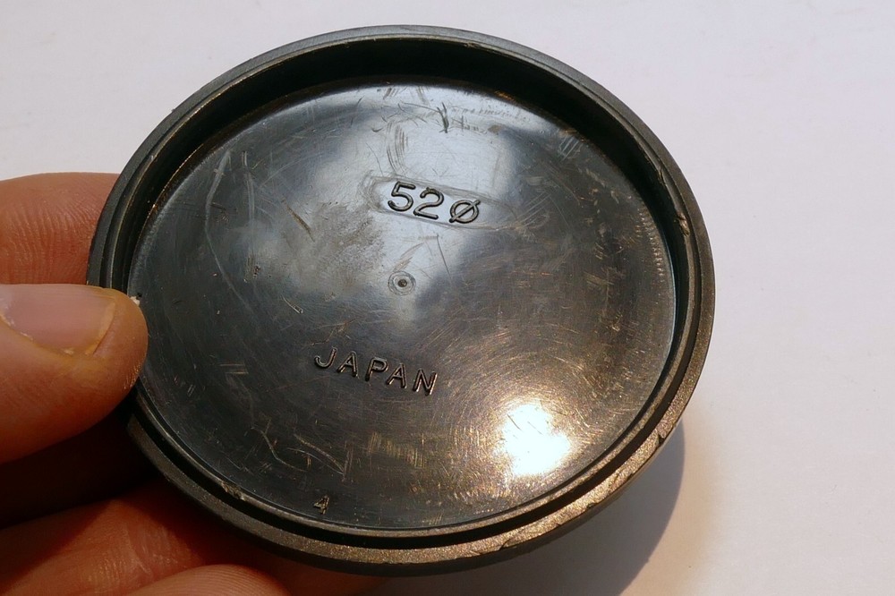 52mm Ricoh Front Cap slip over on plastic