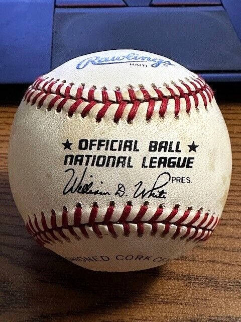 DICK WHITMAN SIGNED AUTOGRAPHED ONL BASEBALL! Dodgers, Phillies!
