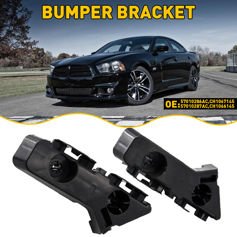 For 2011-2014 Dodge Charger Left & Right Side Front Bumper Support Brackets