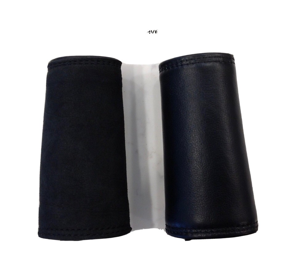 Black Stirrup Strap Sleeves (only) For Treeless Saddles