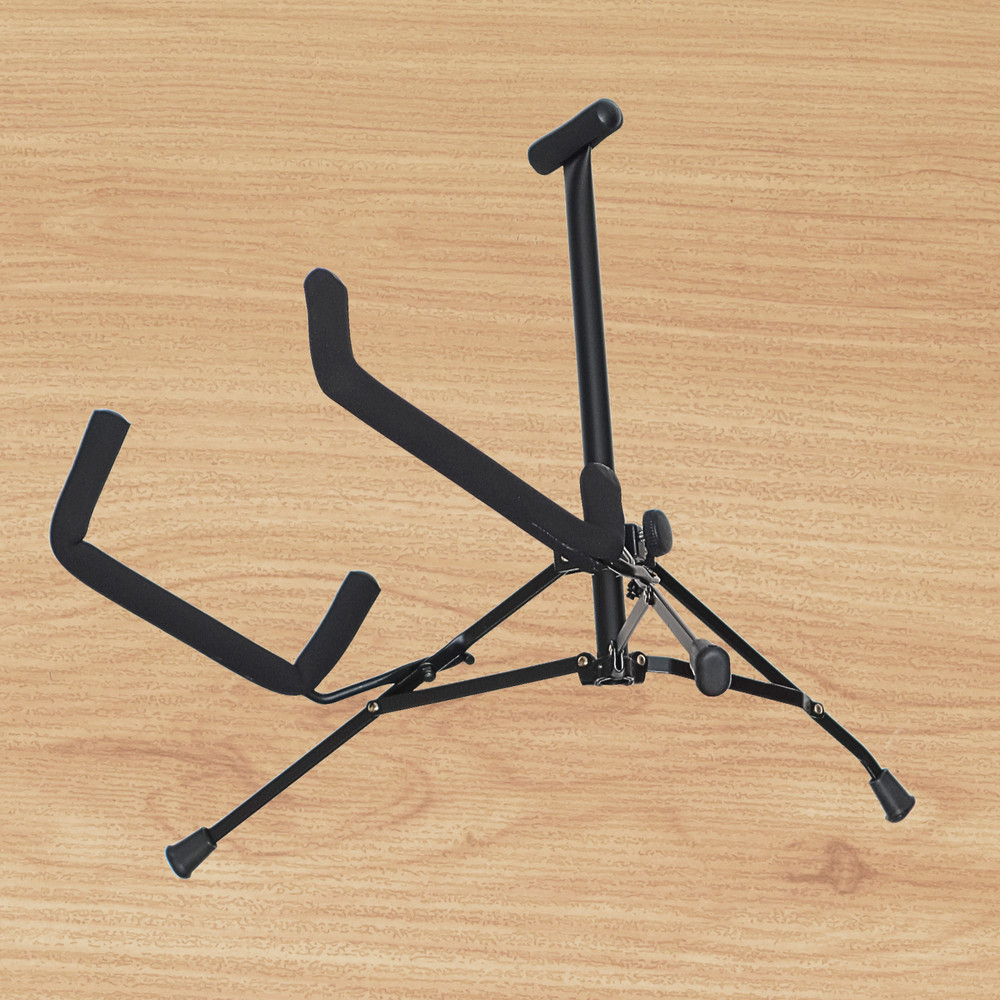 Guitar Stand Foldable Black – Compact, Durable, and Portable