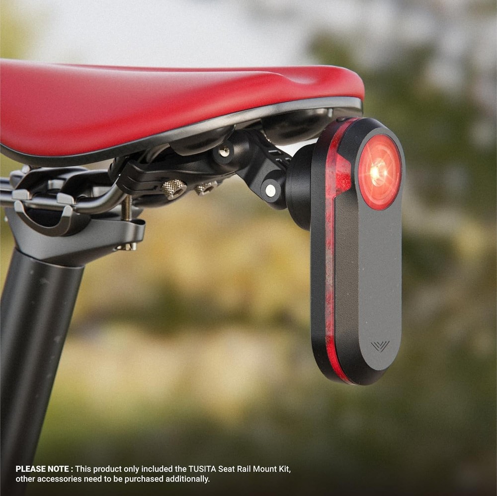 Durable Seat Rail Mount for Garmin Varia Tail Lights - Lightweight & Secure
