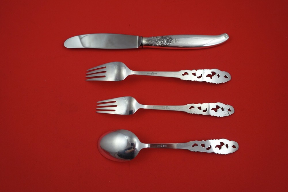 Tele by Mylius Brodrene Norwegian Sterling Silver Regular 4-pc Setting